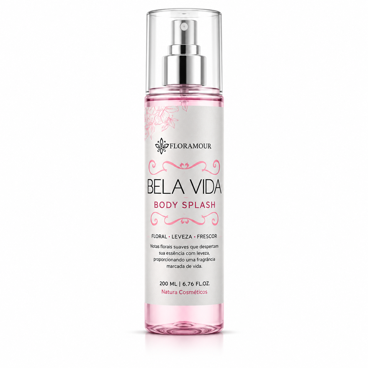 Body Splash Feminino Bela Vida da Floramour