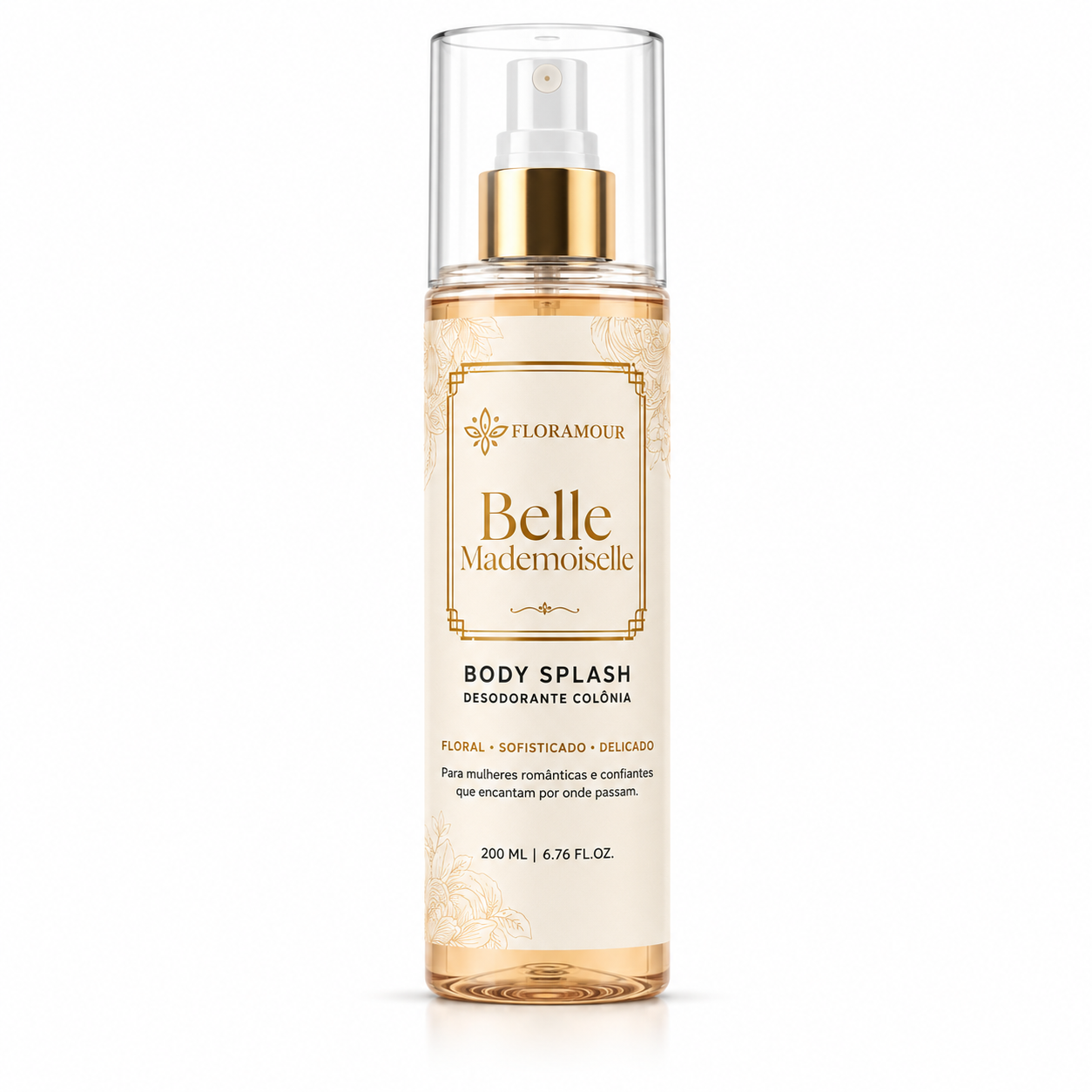 Body Splash Feminino Belle Mademoiselle da Floramour