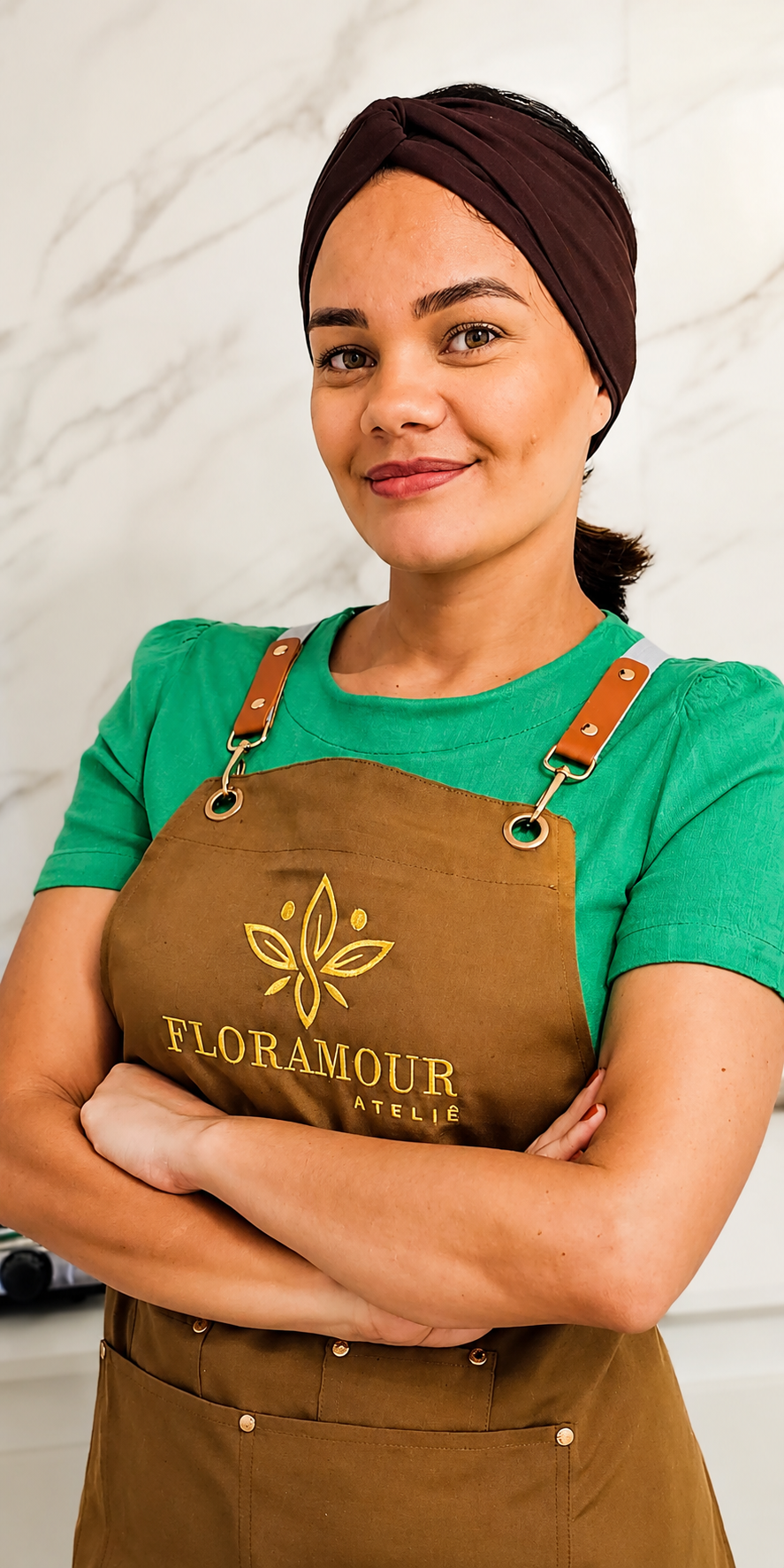 Jessica Soares, fundadora da Floramour Ateliê